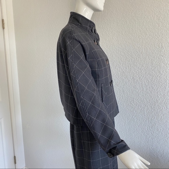 armani collezioni plaid jacket and dress - Picture 9 of 13